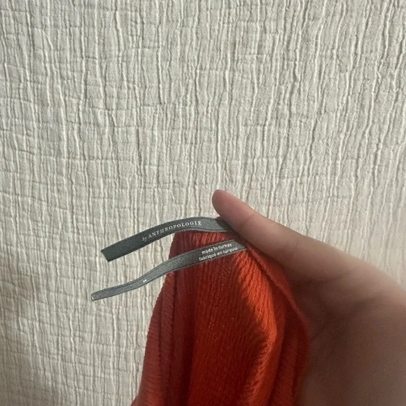 By Anthropologie Scoop-Back Knit Midi Dress Sz M - Picture 4 of 4